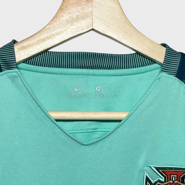 Cristiano Ronaldo Portugal 2016 Euro Away Soccer Jersey M