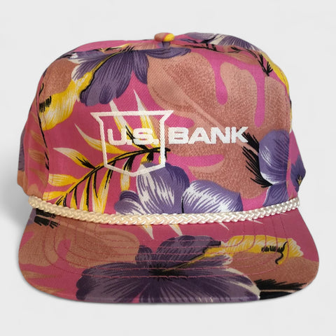 Vintage US Bank Snapback Hat