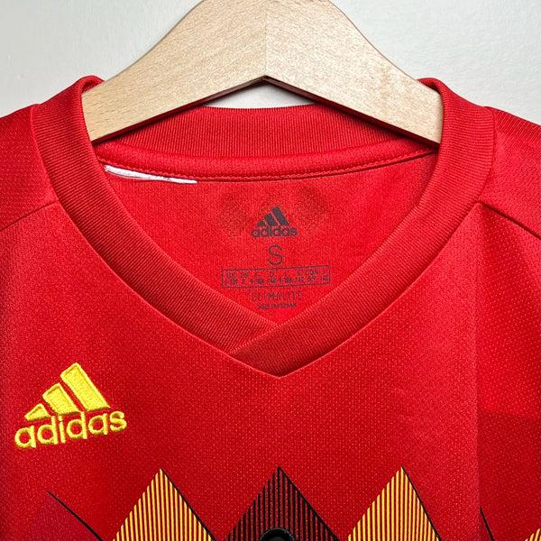 Kevin De Bruyne Belgium 2018 World Cup Home Soccer Jersey Youth S