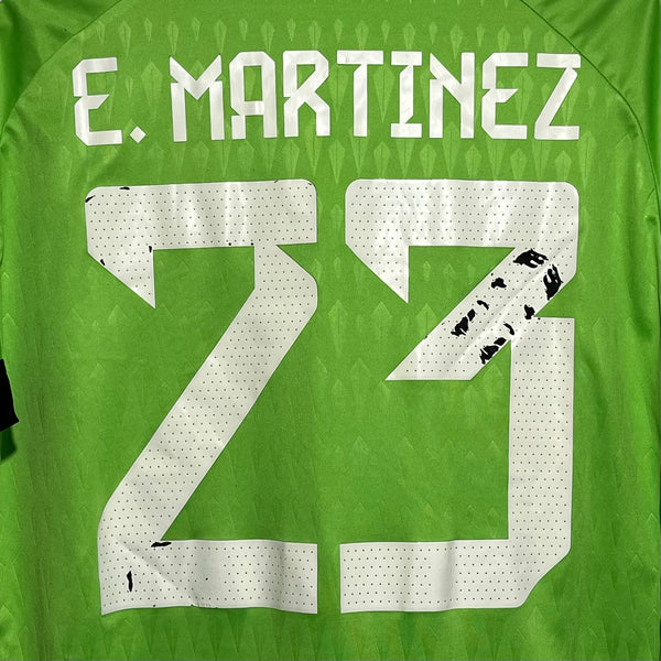 Emi Martinez Argentina 2022 World Cup Goalkeeper Jersey M