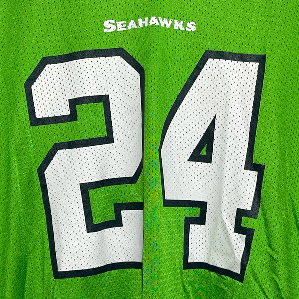 Marshawn Lynch Seattle Seahawks Color Rush Football Jersey XL