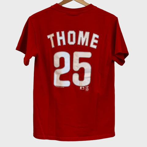 Vintage Jim Thome Philadelphia Phillies Jersey Shirt Youth L