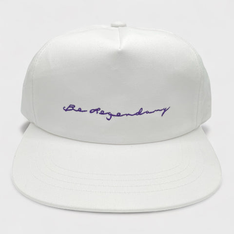 Be Legendary Snapback Hat - White