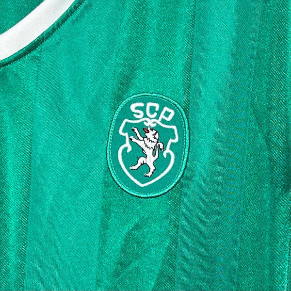 Sporting CP 1986/87 Retro Away Soccer Jersey 2XL