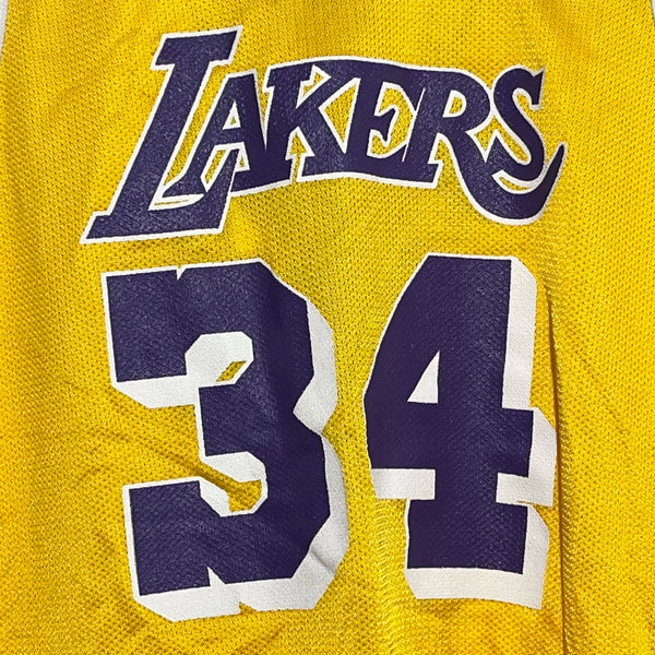 Vintage 1990s Shaquille O’Neal Los Angeles Lakers Basketball Jersey Youth L