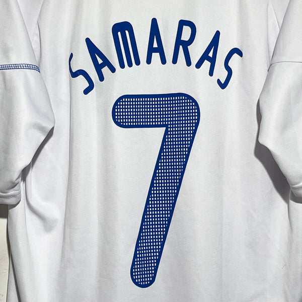 Georgios Samaras Greece Home Soccer Jersey M