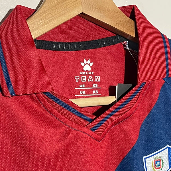 SD Huesca 2018/19 Home Soccer Jersey XS