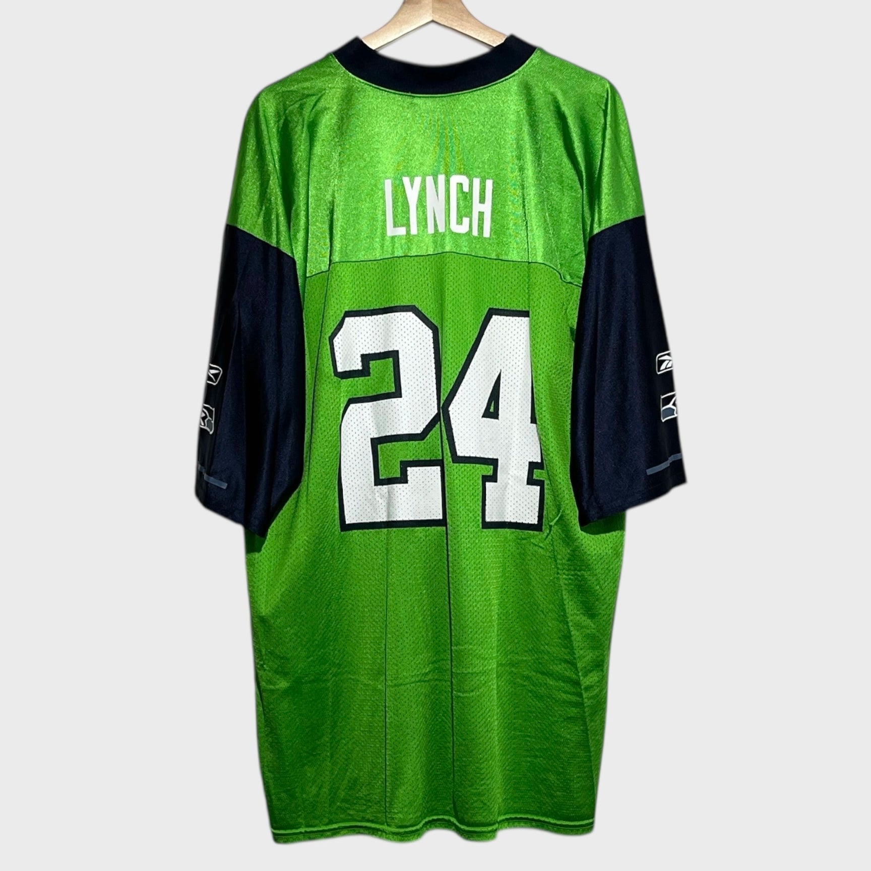 Marshawn Lynch Seattle Seahawks Color Rush Football Jersey XL