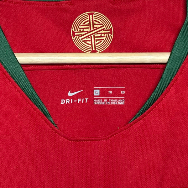 Portugal 2018 World Cup Home Soccer Jersey XL