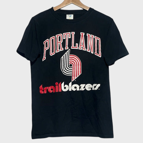 Vintage 1990s Portland Trail Blazers Basketball Tee Shirt S