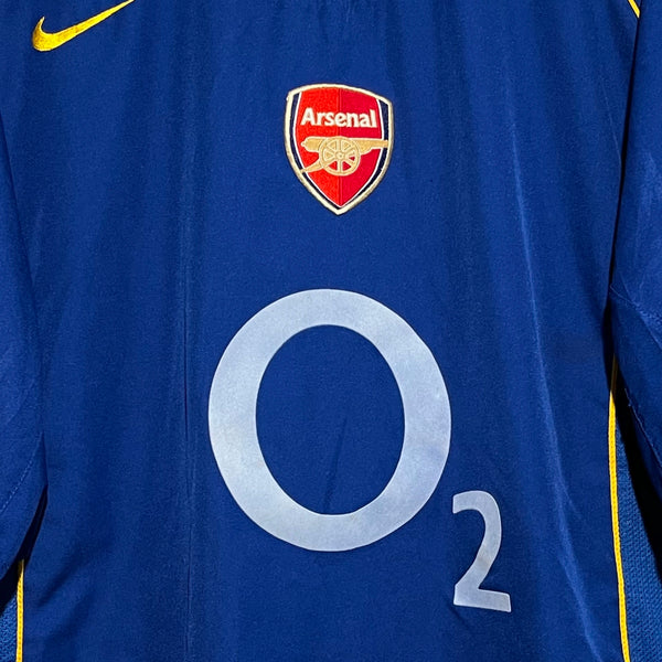 Dennis Bergkamp Arsenal Gunners 2004/05 Away Soccer Jersey XL