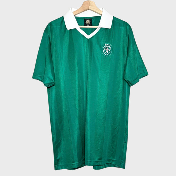 Sporting CP 1986/87 Retro Away Soccer Jersey 2XL
