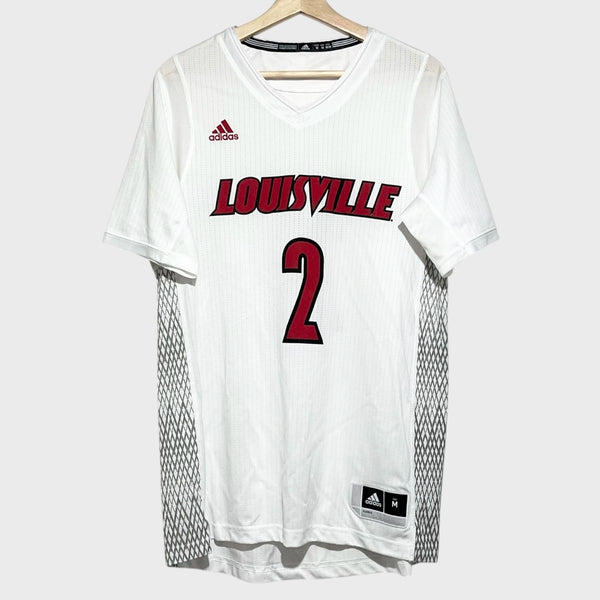 Louisville Cardinals Sleeved Basketball Jersey M