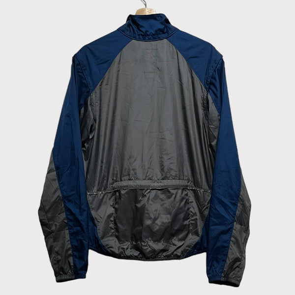 Vintage Blue & Gray Windbreaker Jacket M