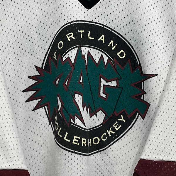Vintage Lance Carlson Portland Rage Game Worn Jersey XL
