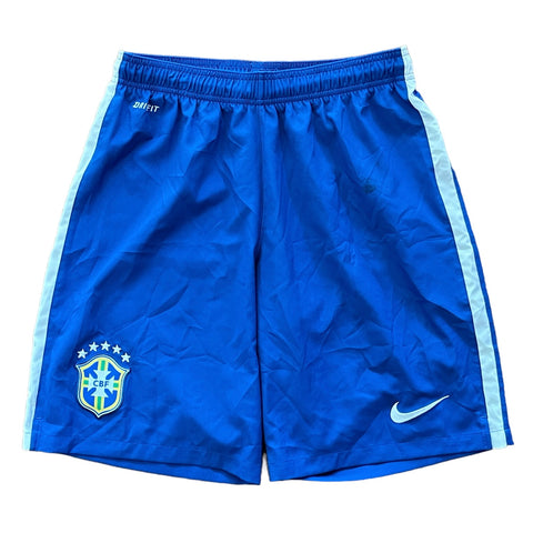 2013 Brazil Away Soccer Shorts M