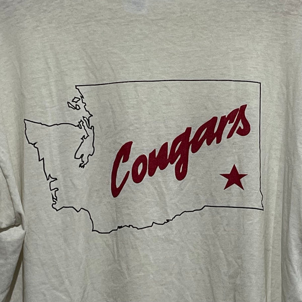 Vintage Washington State Cougars Basketball Shirt WSU XL
