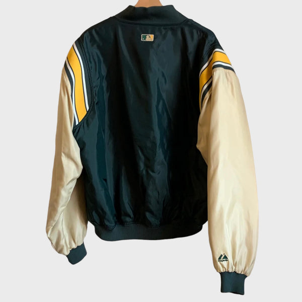 Vintage Oakland Athletics Satin Jacket L