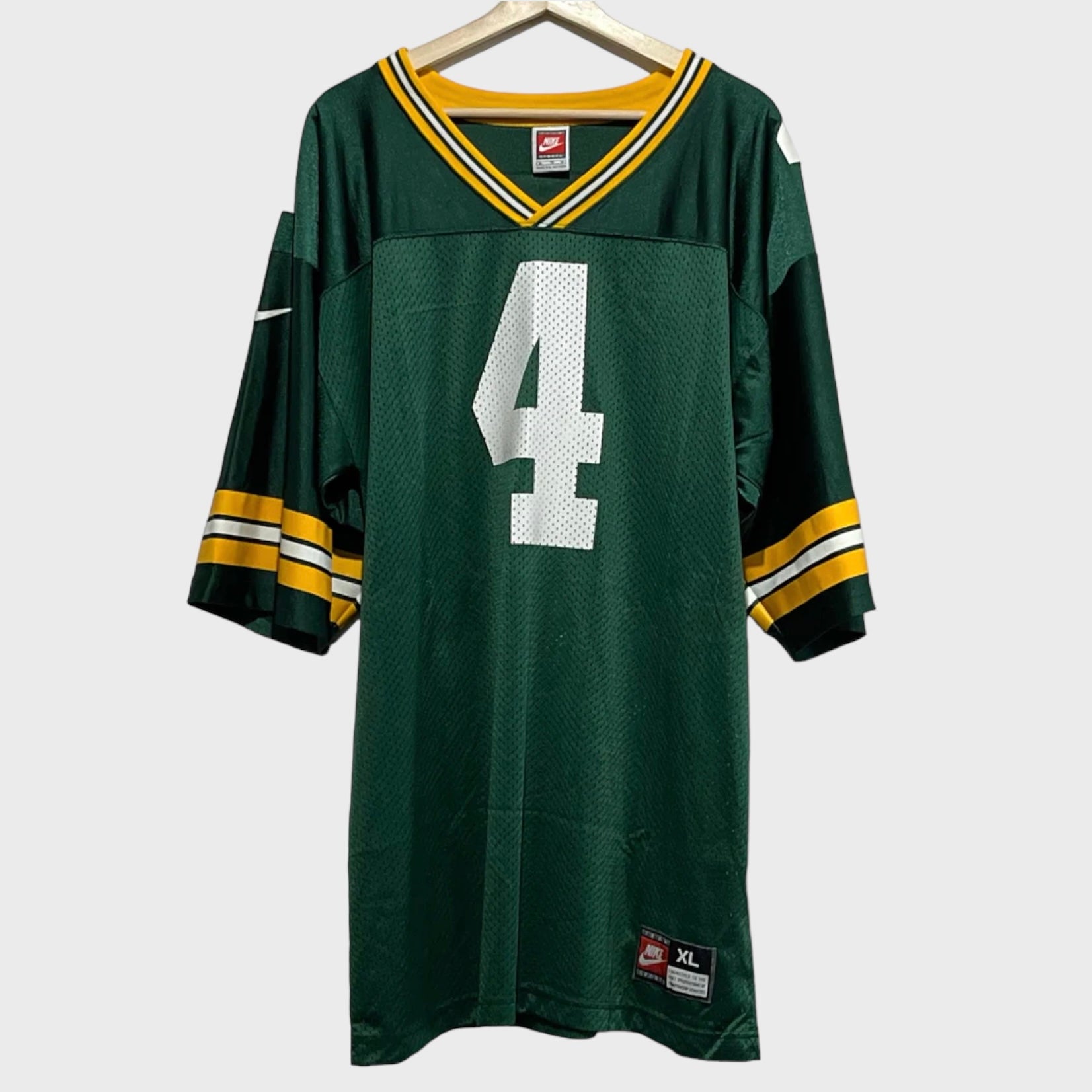 Vintage 90s Brett Favre hot Green Bay Packers Nike Authentic Jersey Size XL 48 EUC