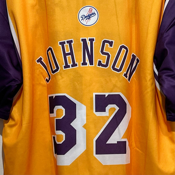 Magic Johnson Los Angeles Lakers / Clayton Kershaw LA Dodgers Reversible Jersey XL