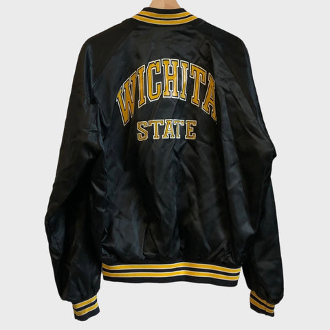 Vintage Wichita State Shockers Satin Jacket XL