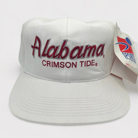 Vintage Alabama Crimson Tide Script Snapback Hat