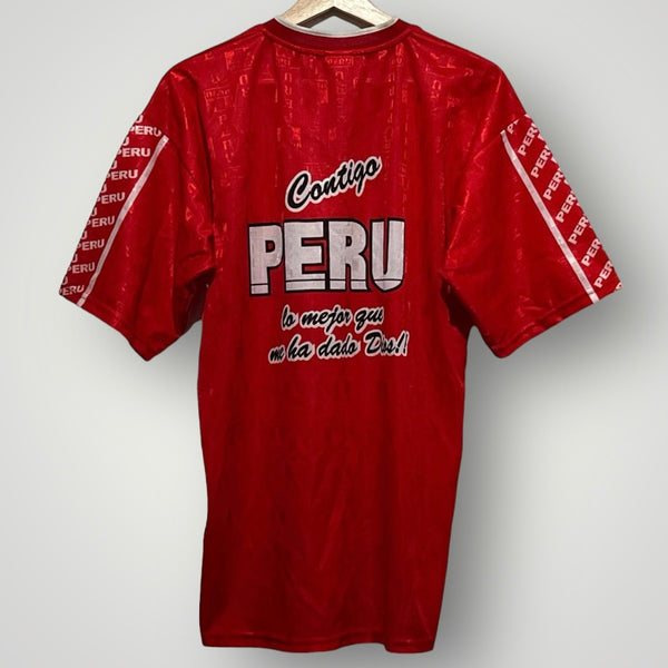 Vintage Peru Away Soccer Jersey L