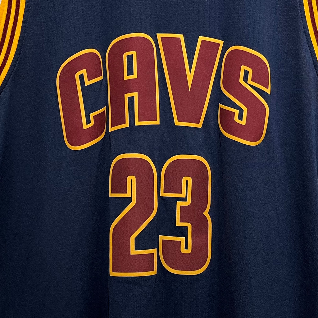 LeBron James Cleveland Cavaliers Blue Throwback Basketball Jersey