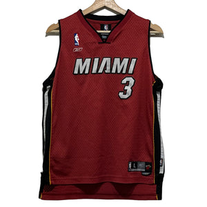 Youth Dwayne Wade Jersey  Miami Heat Mitchell & Ness NBA Red Throwback  Jersey