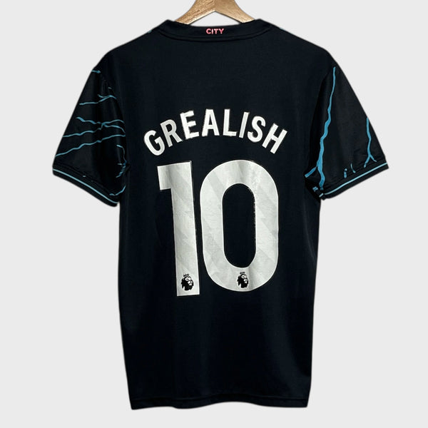 Jack Grealish Manchester City 2023 2024 Black Third Alternate Soccer Football Jersey Small Laundry PDX