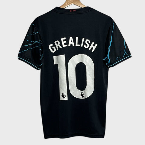 Jack Grealish Manchester City 2023 2024 Black Third Alternate Soccer Football Jersey Small Laundry PDX