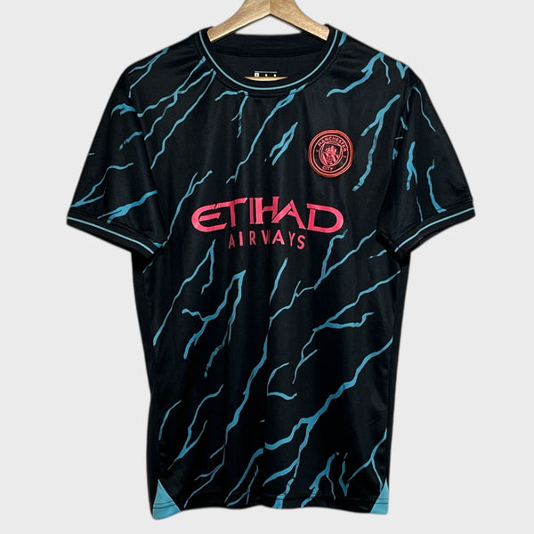 Jack Grealish Manchester City 2023 2024 Black Third Alternate Soccer Football Jersey Small Laundry PDX