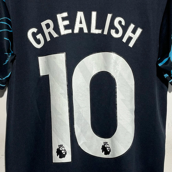 Jack Grealish Manchester City 2023 2024 Black Third Alternate Soccer Football Jersey Small Laundry PDX