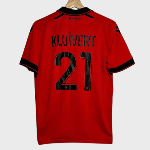 Macron Justin Kluivert OGC Nice 2021 2022 Red Home Soccer Football Jersey Small Laundry PDX