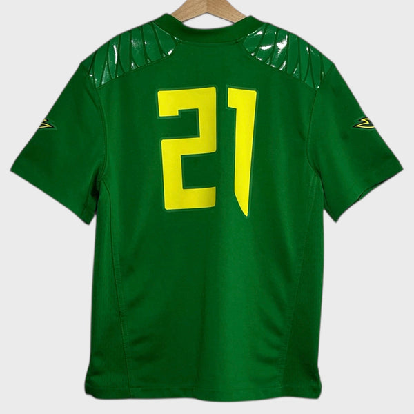 Mattrell McGraw Oregon Ducks Green NCAA Football Jersey Youth Small - Laundry PDX