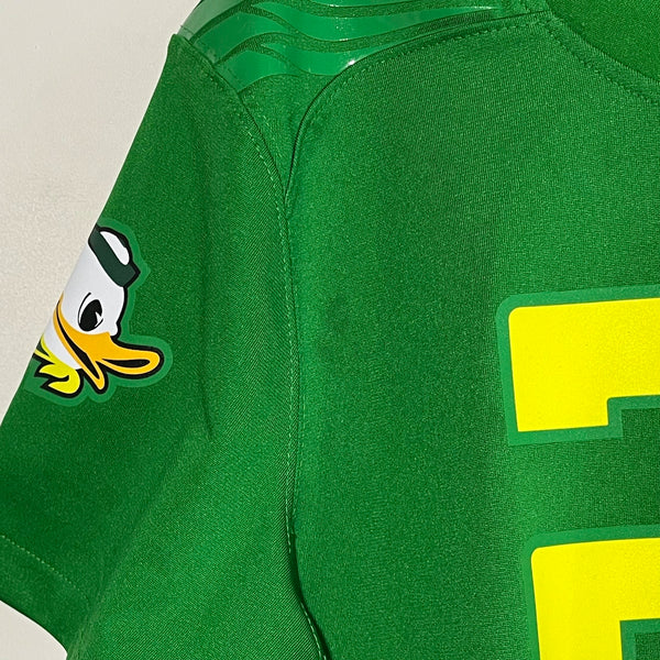 Mattrell McGraw Oregon Ducks Green NCAA Football Jersey Youth Small - Laundry PDX
