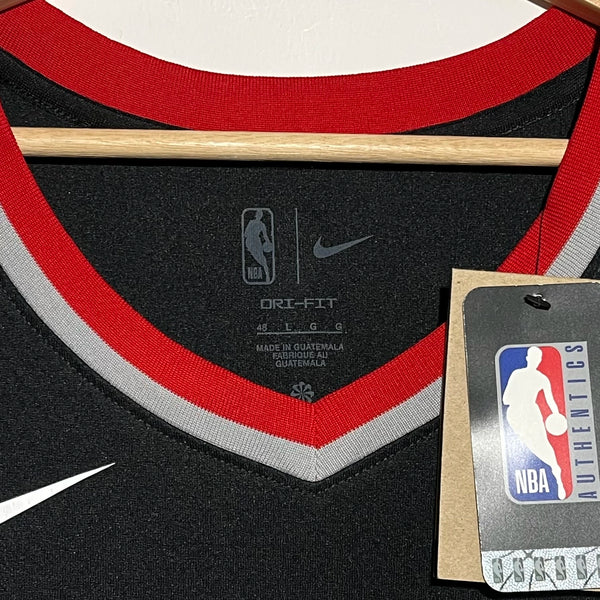 Nike Anfernee Simons Portland Trail Blazers Black NBA Basketball Jersey Laundry PDX