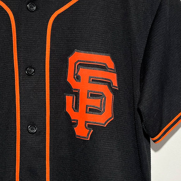 Nike Brandon Crawford San Francisco Giants Black MLB Baseball Jersey Youth Large Laundry PDX