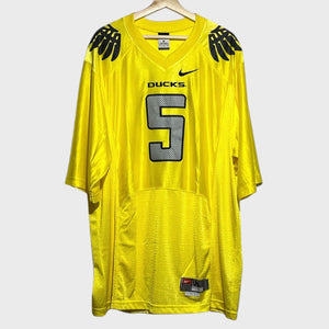 Nike Darron Thomas Oregon Ducks 2011 Yellow NCAA Football Jersey XL - Laundry PDX