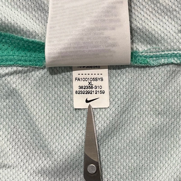 Nike FC Barcelona 2010/11 Teal Away Soccer Jersey XL - Laundry PDX