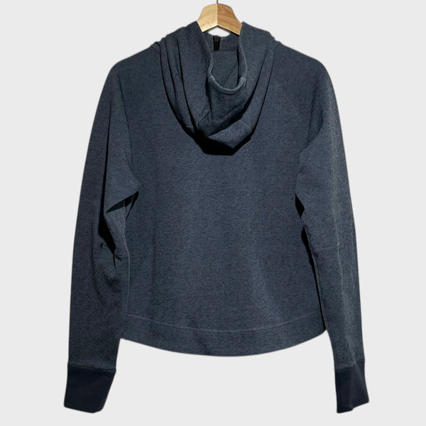 Nike FC Barcelona Blue Cropped Tech Fleece Hoodie Sweatshirt Jacket Women’s Laundry PDX
