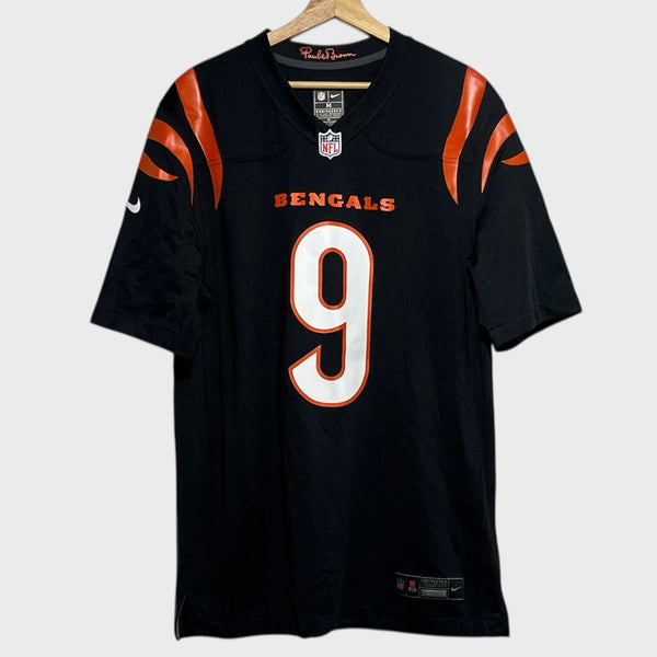Nike Joe Burrow Cincinnati Bengals Black NFL Football Jersey Medium Laundry PDX