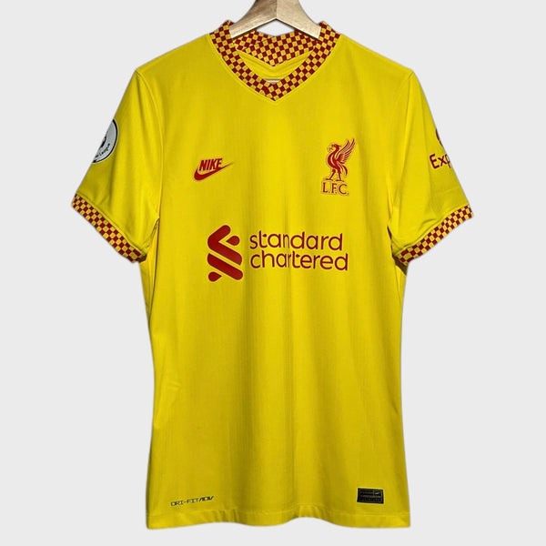 Nike Liverpool 2021/22 Pro Cut Authentic Yellow Third Alternate Soccer Football Jersey Medium - Laundry PDX