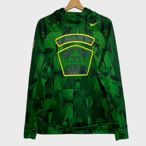 Nike Oregon Ducks Green Camo Hyperspeed Hoodie Sweatshirt Small Laundry PDX