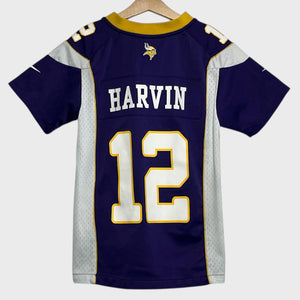 Nike Percy Harvin Minnesota Vikings Purple NFL Football Jersey Youth Small - Laundry PDX