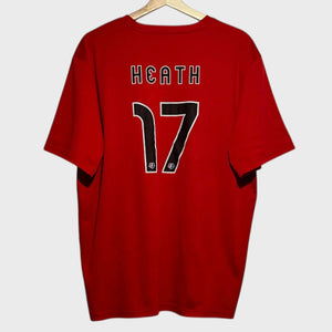 Nike Tobin Heath Portland Thorns Red NWSL Soccer Jersey Men’s XL Laundry PDX