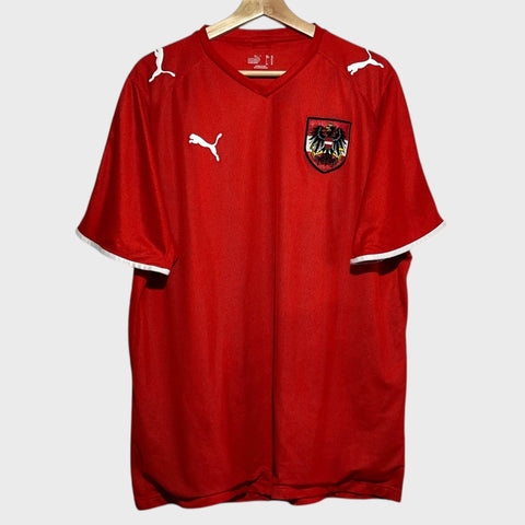 PUMA Austria 2008/10 Red Home Soccer Jersey XL - Laundry PDX