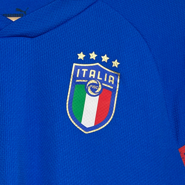 Puma Italy 2022 2023 Blue Soccer Football Training Jersey Large Laundry PDX