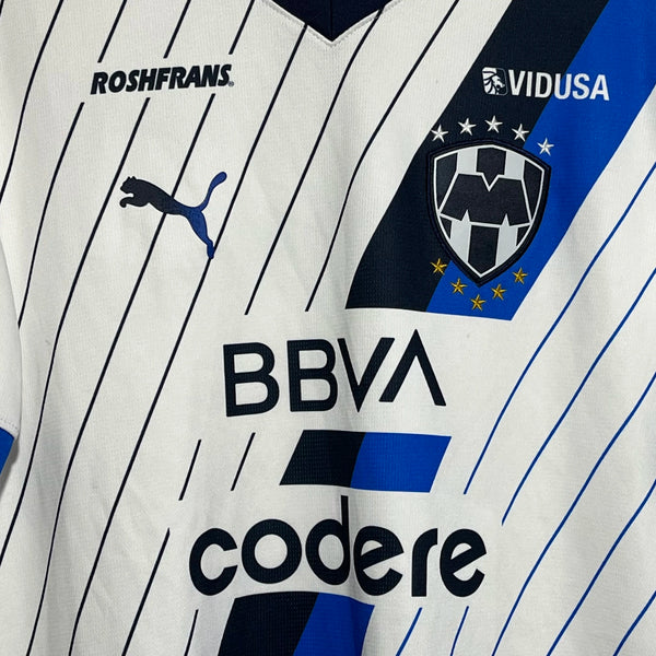 Puma Monterrey Rayados 2023 2024 White Home Soccer Football Jersey Large Laundry PDX