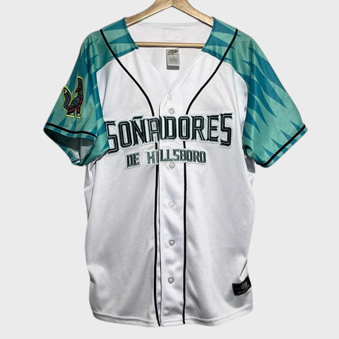 Sonadores De Hillsboro Hops Minor League Baseball Jersey Medium Laundry PDX